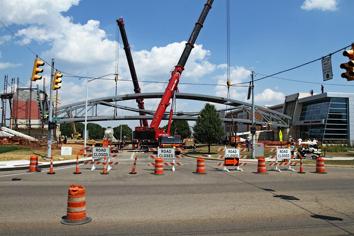Stark State College bridge construction
