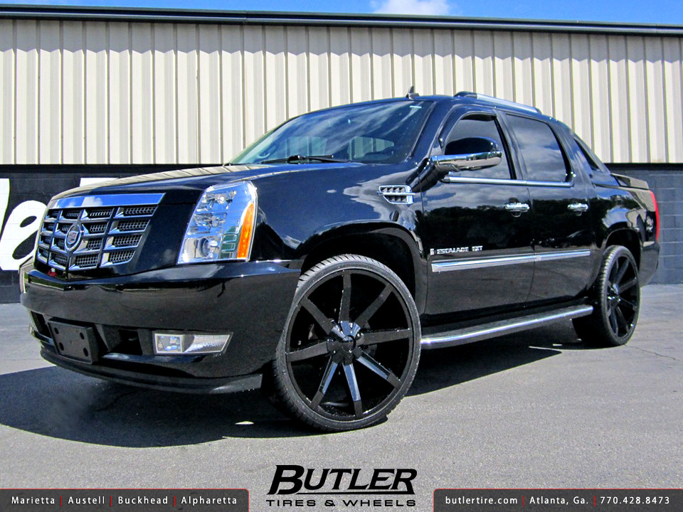 Cadillac Escalade with 26in KMC Slide Wheels - a photo on Flickriver