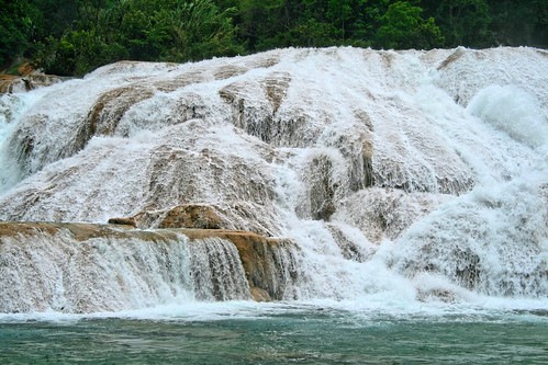 méxico waterfalls aguaazul chiapas cascadas