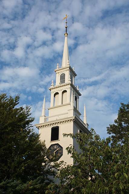 Trinity Church (1726).  Newport Rhode Island, August 20 2012.