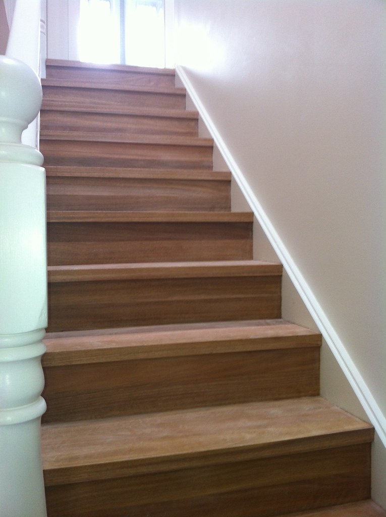 Munari Spotted Gum Staircase Pre Sanding And Polishing Flickr