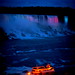 The light show on the Niagara Falls