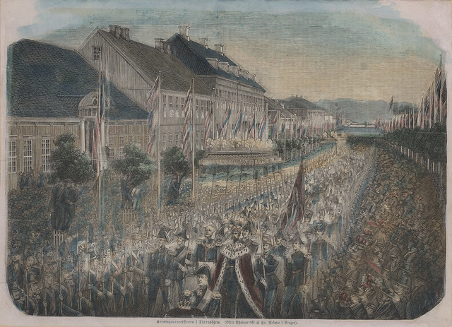 Kroningsprosesjonen i Trondhjem (1860)