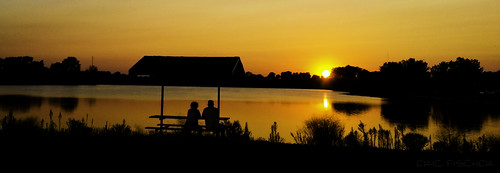 sunset orange black silhouette pano iowa panoramic ames s3 2012 siii adahayden accexhibition