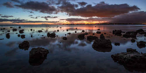 sunset reflections hawaii rocks oahu lowtide canonef1740mmf4lusm goldenhour dogbeach hickamafb markpayton canon5dmkiii missoulaphotographer markpaytonphotography