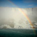 Rainbow on the Niagara falls.