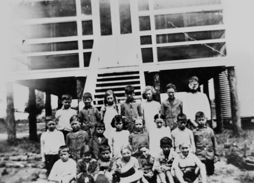school children islands queensland schoolhouse bays statelibraryofqueensland moretonbay slq