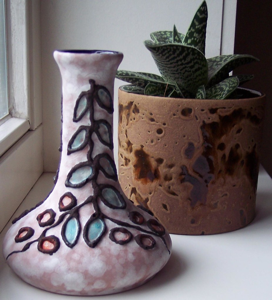 Marei-Keramik Fat Lava Foliage Vase (9101 / 1) plus Marei … | Flickr