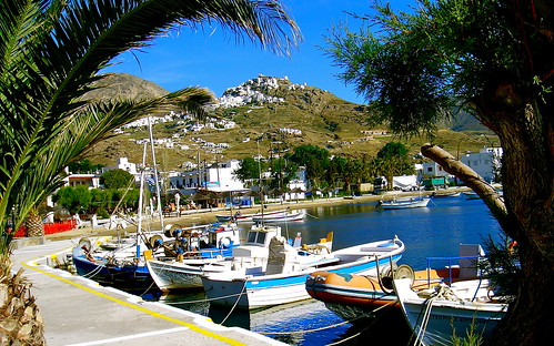 tourism beach port boats island harbour tourists greece historical touristattraction serifos cyclades livadi greekisland aegeansea livadhi mickyflick
