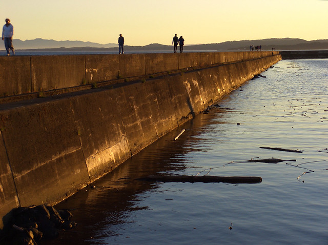 Victoria Harbour Breakwater at Sunset 5