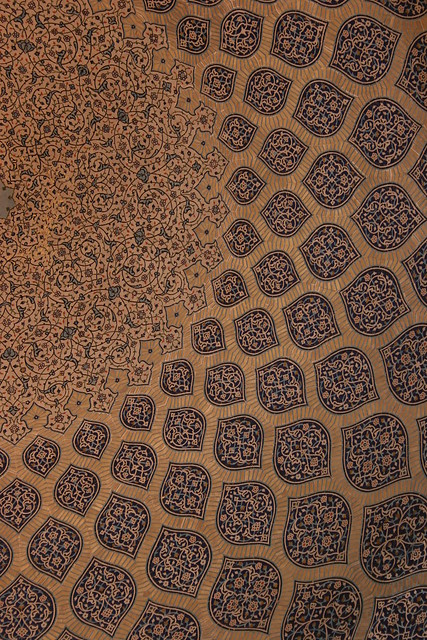 Interior Dome, Sheik Lotfollah Mosque, Isfahan, Iran, 2004