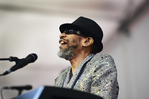Henry Butler on Day 3 of Jazz Fest - April 29, 2018. Photo by Leon Morris.