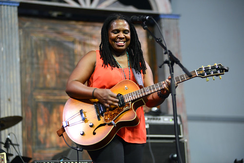 Ruthie Foster on Day 5 of Jazz Fest - 5.4.18. Photo by Leon Morris.