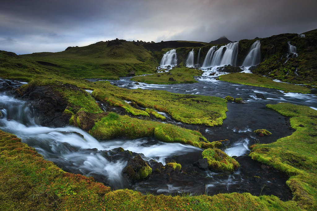 waterfall in the Highlands of Iceland!