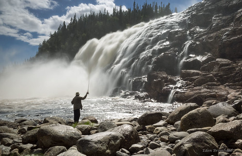 The Fly Fisherman by Eden Bromfield, Wind and incessant spray from the waterfall made getting this shot a challenging affair.

Unknown fi