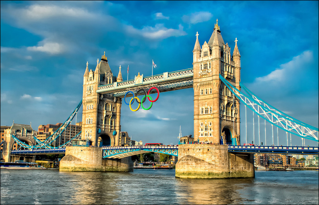 Tower Bridge Olympic Rings Sunset | Nick M | Flickr