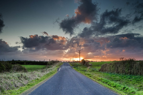 sunset newzealand colour clouds rural vanishingpoint nikon auckland northisland telephonepoles karaka 18200mm leefilters d7000 lee06gndhard lee12gndhard
