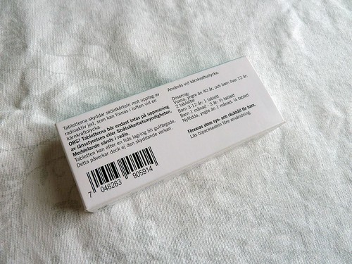 Iodine tablets | For use in case of nuclear accidents. One o… | Flickr