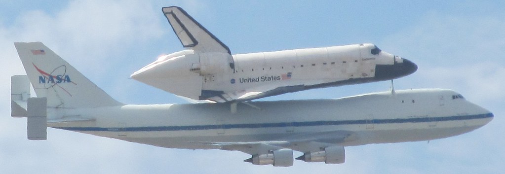 Space Shuttle Endeavour Flyover Tucson AZ