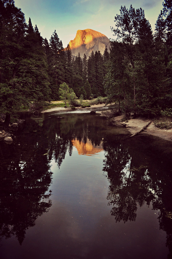 Sunset on Half Dome (Explored) | Yosemite National Park, Cal… | Flickr