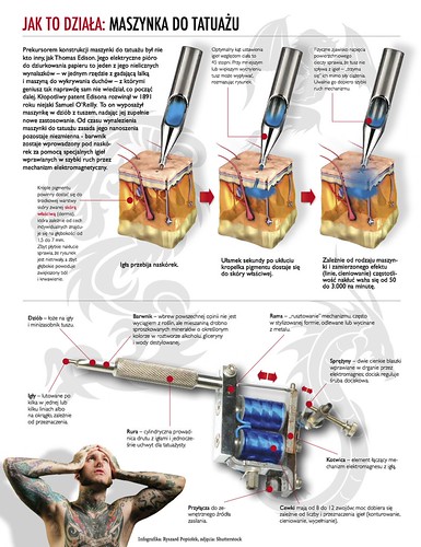 Infographics - Tattoo machine | by 4Sell