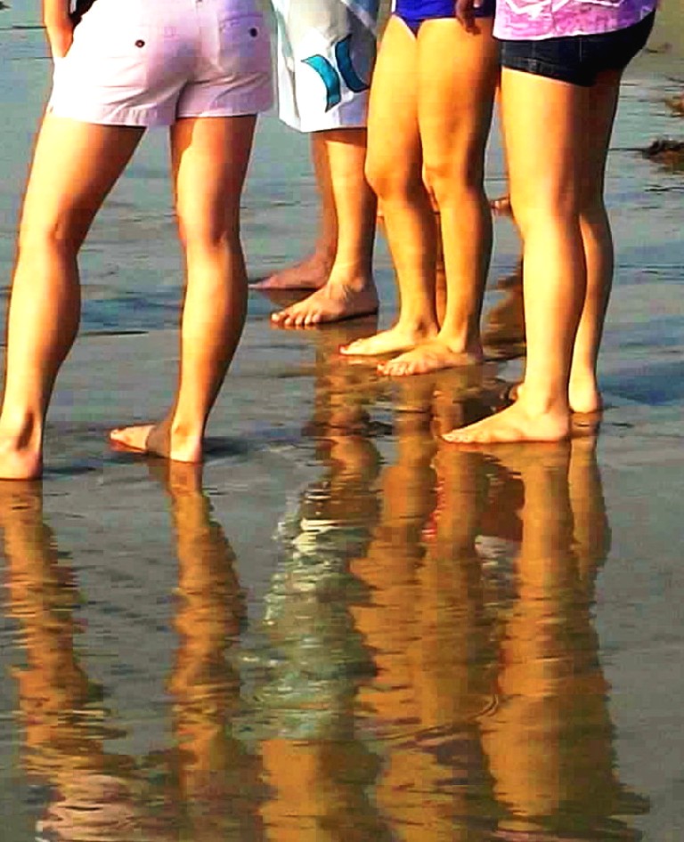 Barefoot Beach Girls California Low Tide Makes Interestin… Flickr