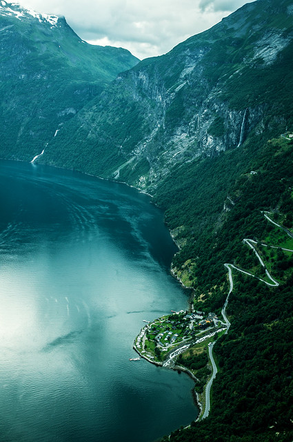 Geiranger fjord and Eagle Road