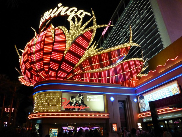 The Flamingo on the strip (Las Vegas, USA 2012)