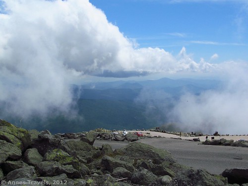Parting clouds atop Mt. Washington, White Mountains National Forest, New Hampshire