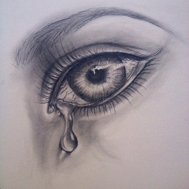 How to Draw Tears  Learn How to Make a Realistic Tear Drop Drawing