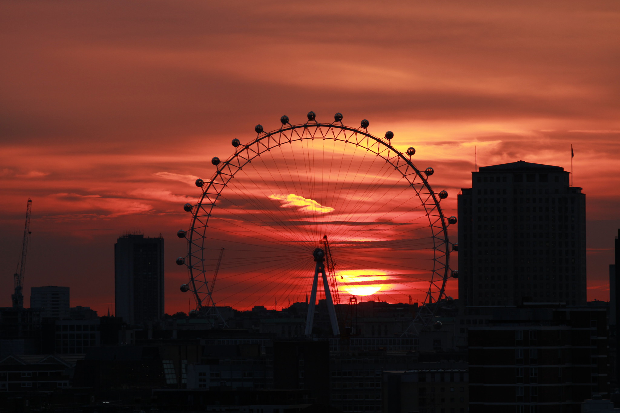 London Eye - Sunset, London