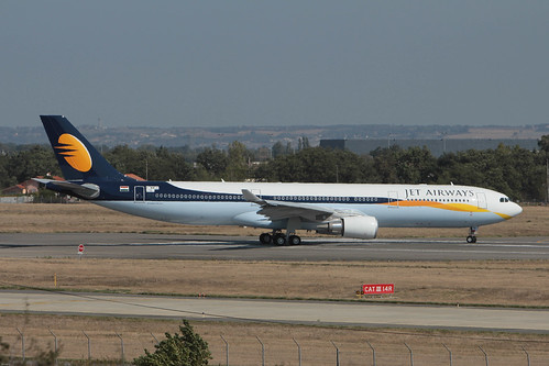 A330-302 Jet Airways VT-JWR - TLS - First A333 for JAI | by OlivierG_31