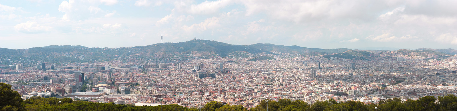 Barcelona from Castle Mont Juic