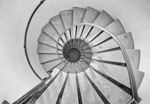 Spiral Staircase - Church of St. Mary, Aldermanbury - National Churchill Museum in Fulton, Missouri by Nikon66