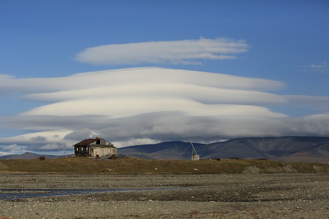 Cloudscape Wrangel Island UNESCO World Heritage Site Russia