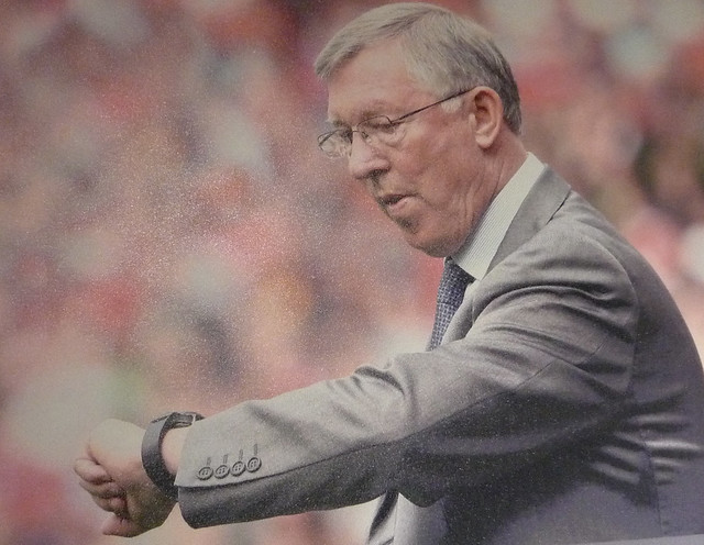 Fergie time: the extra minutes added to the end of a match when United are behind