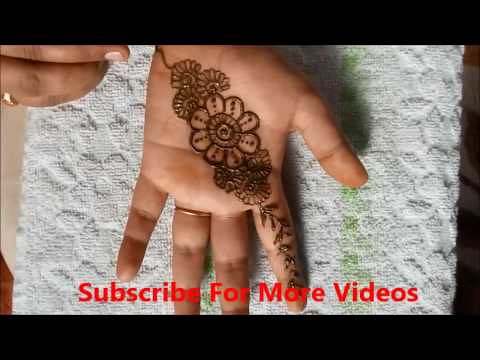 Beautiful Easy Simple Henna Mehndi Designs For Hands Rajes Flickr