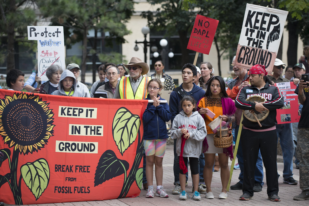 Manifestation contre le Dakota Access Pipeline