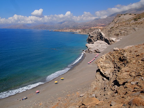 sandy beach at Agios Pavlos