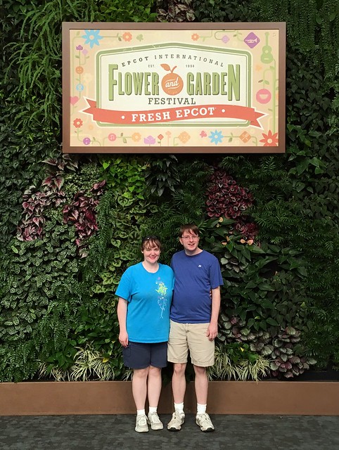 Orlando - Disney World - EPCOT - 2016 Epcot Flower and Garden Festival - Future World - Festival Center - Erin & Me