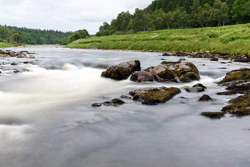 water waterfall longexposure rocks river dee scotland aberdeenshire