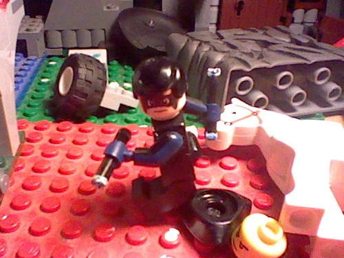 Arkham City Nightwing | by AndyLego