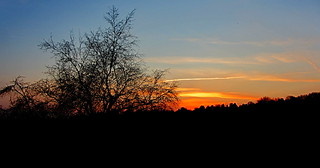 Sunset in Crowborough