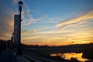 Sunset along the Susquehanna River
