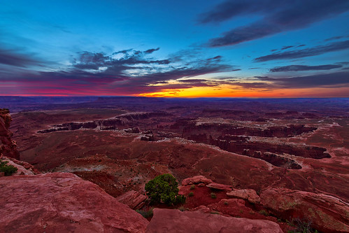 sunrise sky morning canyon utah canyonland grandcanyon desert dawn landscape blue orange mountain rock beauty grandviewpoint