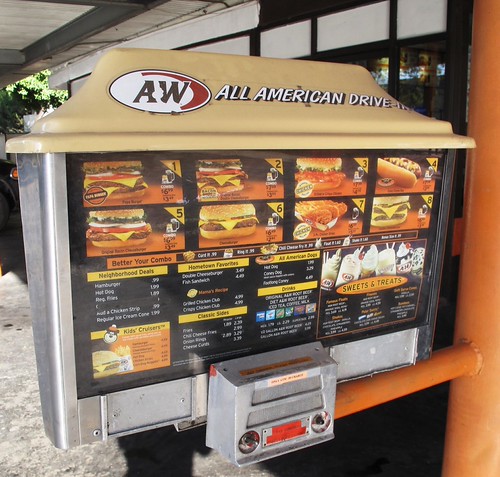 A & W Drive-Up Menu | Heather David | Flickr