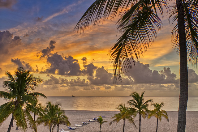 Sunrise Over Fort Lauderdale