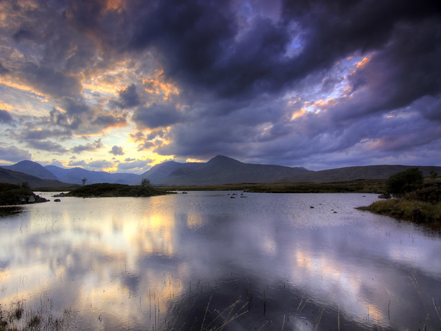 Sunset at Loch Na Achlasie, Scotland- A repost of what I think are my best shots form 2012