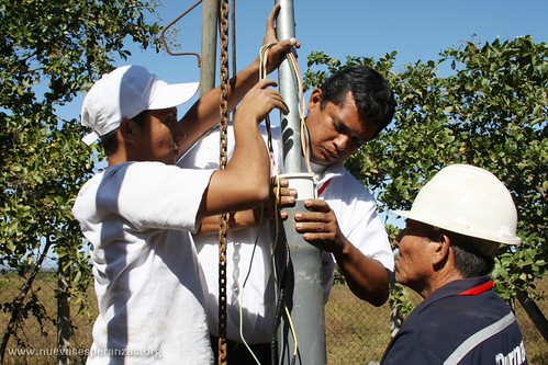 installing the pump | by Nuevas Esperanzas
