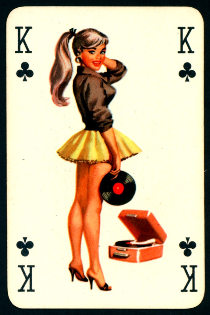 Pin Up Playing Card - King of Clubs - a photo on Flickriver